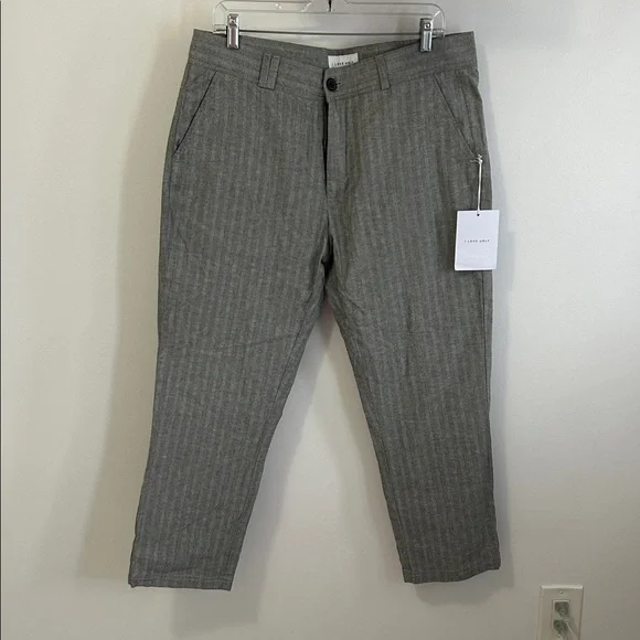 I Love Ugly Slim Kobe Pants Gray Herringbone